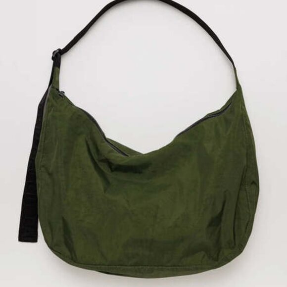 NWT Baggu Large Nylon Crescent Bag - Bay Laurel - Picture 1 of 4